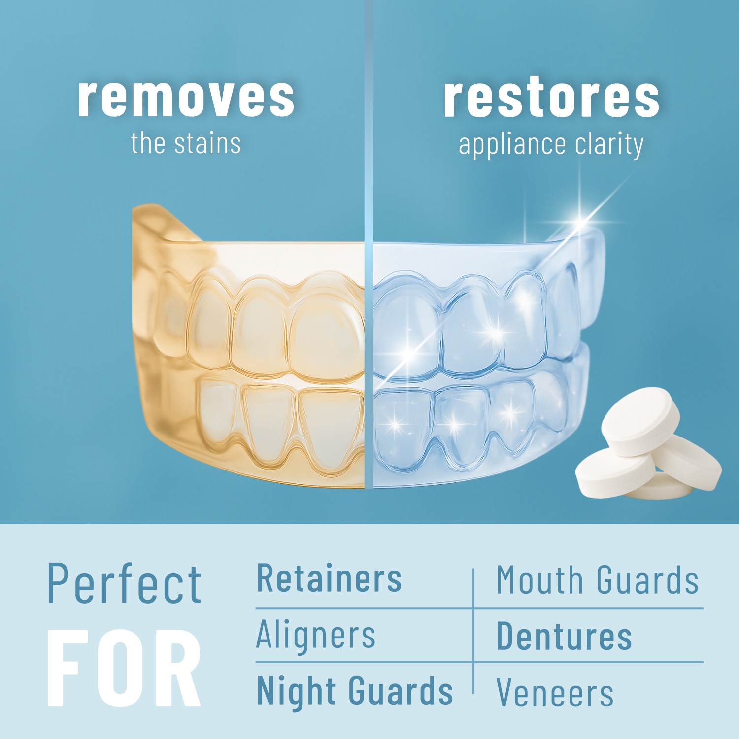 Retainer cleanser tablets 3